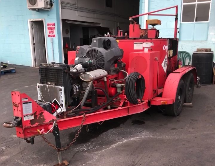 CRAFCO EZ POUR 200 W/ COMPRESSOR - RUNS WELL