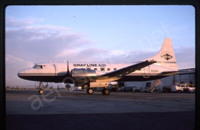 Gray Line Air Convair 580 N32KA Dec 94 Kodachrome Slide/Dia A9