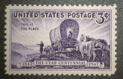 1947 Scott 950 3c Utah Issue MNH PSE Graded Superb 98