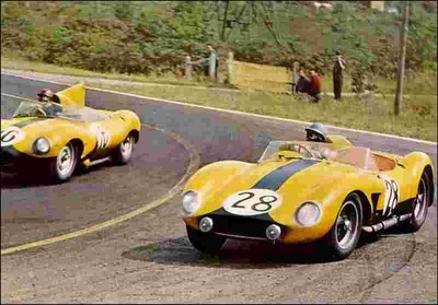 A4 Photo ferrari 1957 500trc lemans 28
