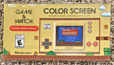 Nintendo Game & Watch Super Mario Bros 35th Anniversary Handheld Sealed 