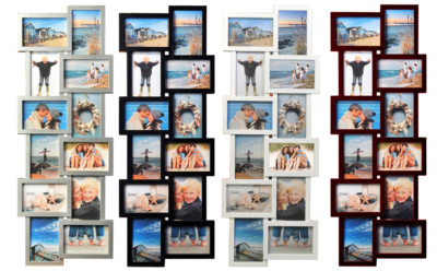 Ideal Holiday Galerie Bilderrahmen für 12 Fotos in 10x15 3D Design Foto Collage