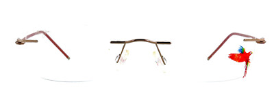 New MAUI JIM MJO2001-38 51mm Pink Rimless Titanium Eyeglasses Frames Japan
