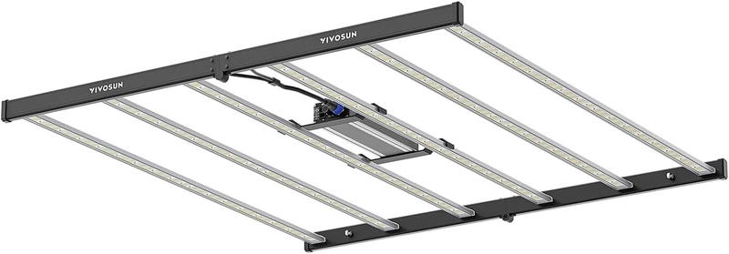 VIVOSUN VSFL6450 Bar LED Grow Light, 645W 6 Bars Plant Grow Light, Foldable & Di