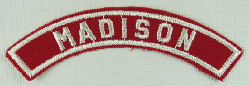 Madison Community Strip RWS Red & White Shoulder Strip [QR1642]