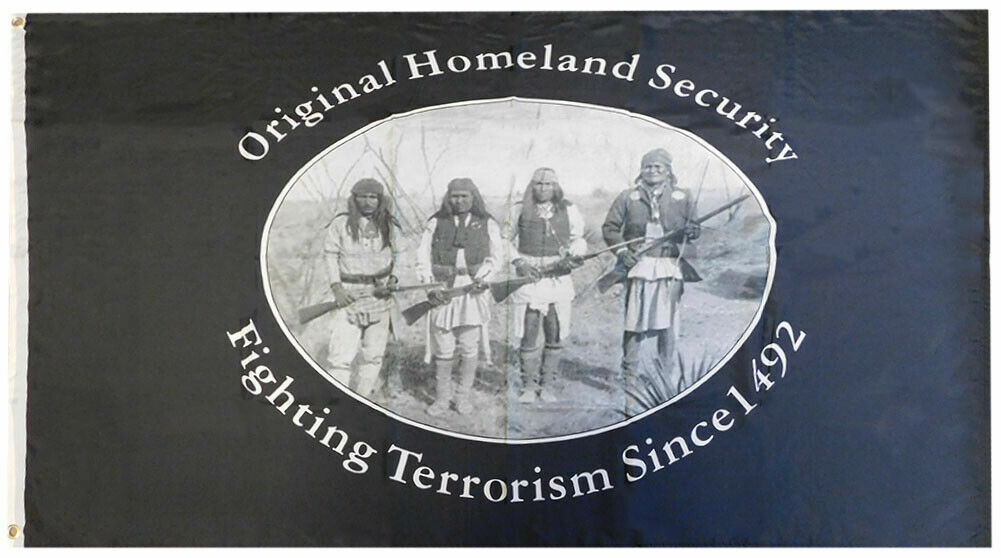 ●THE TERRORISTS HOMELAND SECURITY Fighting Terrorism Since 1492 POSTER 14