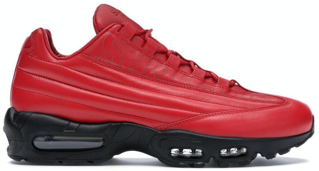 Nike Supreme x Air Max 95 Lux Gym Red for Sale Nike Supreme x Air Max 95 Lux Gym Red for Sale