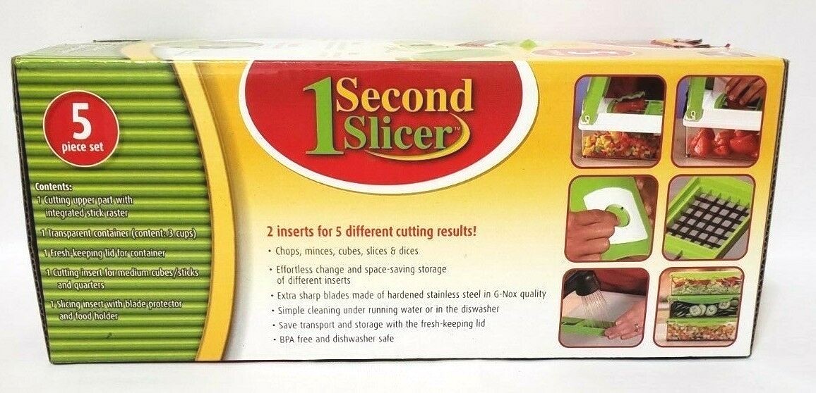 One Second Slicer Five Pieces