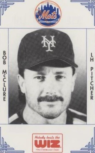 1991 The Wiz/AT&T New York Mets - Bob McClure #258