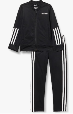 Adidas Girl s Black Tracksuit Size UK 4 5 Years REF148