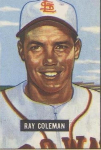 1986 C.C.C. 1951 Bowman Reprints - Ray Coleman #136