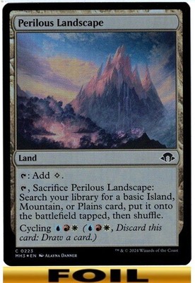 1x - Perilous Landscape - FOIL - Modern Horizons 3 - C NM MTG