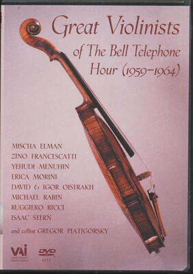 【中古】 Bell Telephone Hour Legendaryviolinists Live Performances Great Violinists of the Bell Telephone Hour (1959-1964