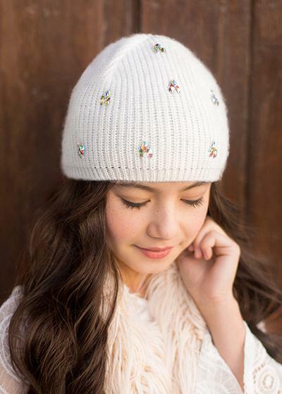 New Joyfolie VIVIENNE RHINESTONE HAT