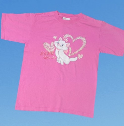 Vintage 1990s Kids Disney Store Aristocats Marie Tshirt