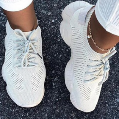Basket femme vert discount fluo