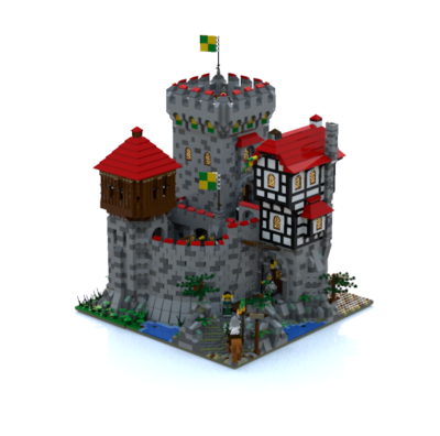LEGO Custom MOC Castle LDD file no parts eBay