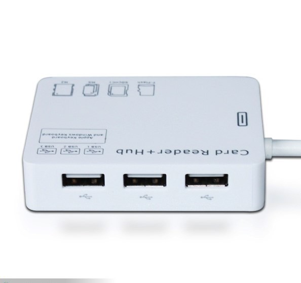 Connection Kit Card Reader + Hub For iPad1/1Pad2 Series SD/Mini/MicroSD  OT-2110