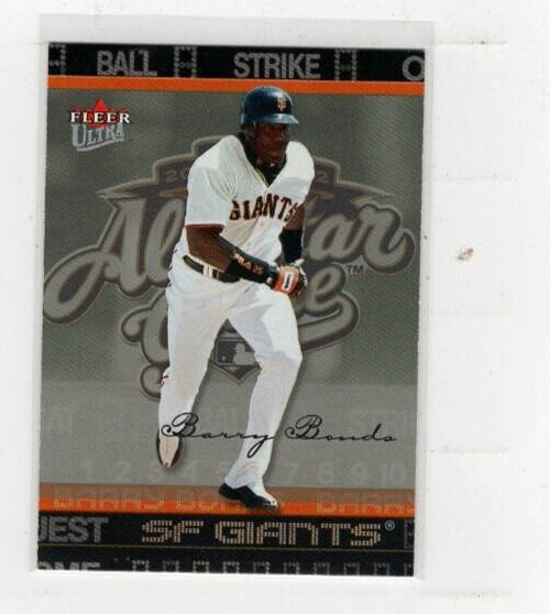 バーリーボンズ 1995 PINNACLE SPORTFLIX UC3 -BARRY BONDS GIANTS #18 | eBay
