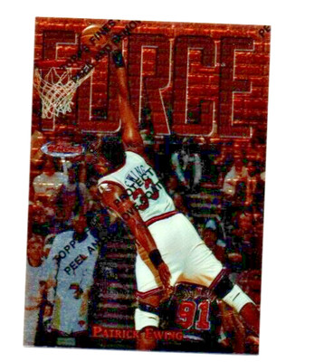 PATRICK EWING 1997-98 TOPPS FINEST #56 NEW YORK NICKS 2 CARD LOT