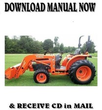 Kubota L3430 Tractor WORKSHOP SERVICE REPAIR MANUAL on CD | eBay