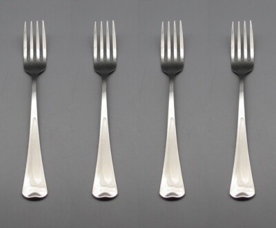 Oneida Stainless Flatware DISTINCTION / FIRESIDE Dinner Forks  Set of Four * USA