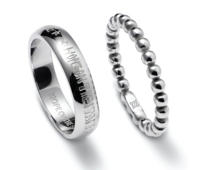 BTS J-HOPE Layered Ring Set Official HOPE ON THE STAGE | eBay