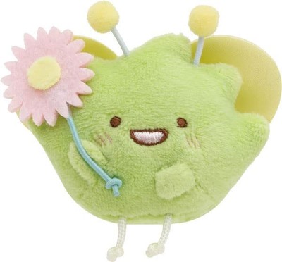 Sumikko Gurashi Zassou and fairy flower garden stuffed badge 50×70×35mm AB14002