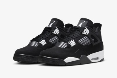 FQ8138-001 Nike Air Jordan 4 Retro White Thunder (Men's) New with box