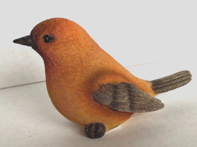 Ganz Bird Figurine ORANGE BIRD 5'' x 3'' x 2'' Nice Detail