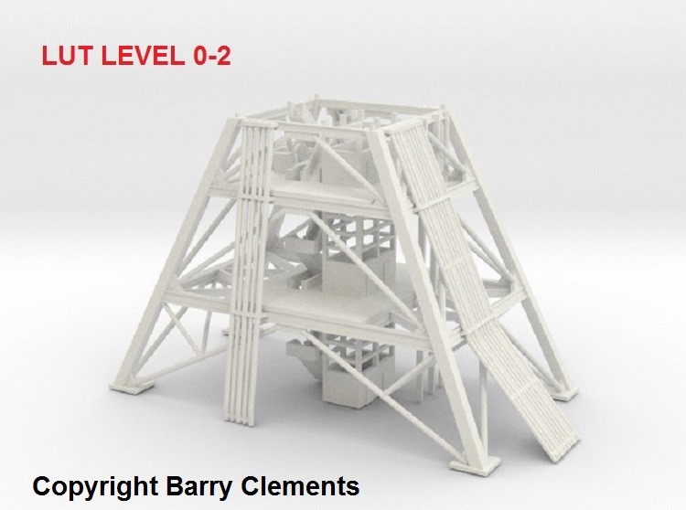 PRINT TO ORDER - 1/400 MOBILE LAUNCHER TRANSPORTER MILKSTOOL UMBILICAL TOWER SET