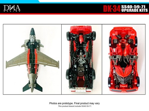 DNA DK-34 Upgrade Kit For SS40/59 Shatter SS71 Dino Accessories Can Split Sales