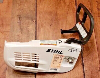 NEW Genuine STIHL Clutch Cover w/Brake Handle MS201T MS201TC-M 1145-640-1706 OEM