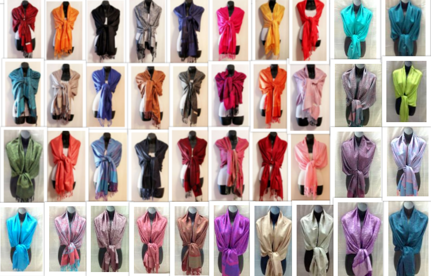 Pashmina Cashmere Scarf Shawl Wrap Paisley Stole Silk Soft Women Men Wool Warm 