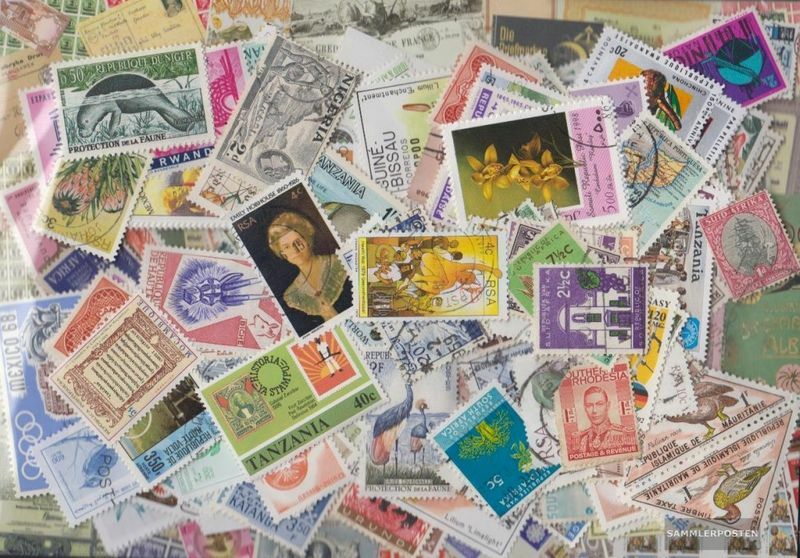 Afrika Briefmarken 300 Verschiedene Marken