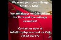 THE UKs largest seller of MGFs & MGTFs - 100+ In Stock - 1 year warranty given