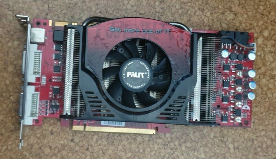 Palit nVidia GeForce GTX 9800+ 512MB DDR3 VRAM GPU / Grafikkarte