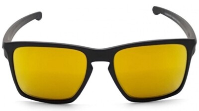 Oakley Men's Authentic Sliver XL Black Gold Iridium Sunglasses  *NEW*