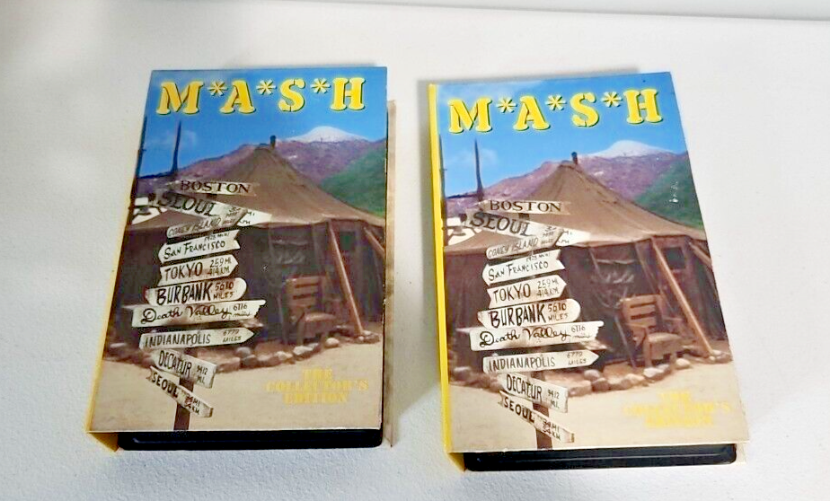 MASH Collectors Edition VHS Tapes 12 Tapes approx 4 episodes