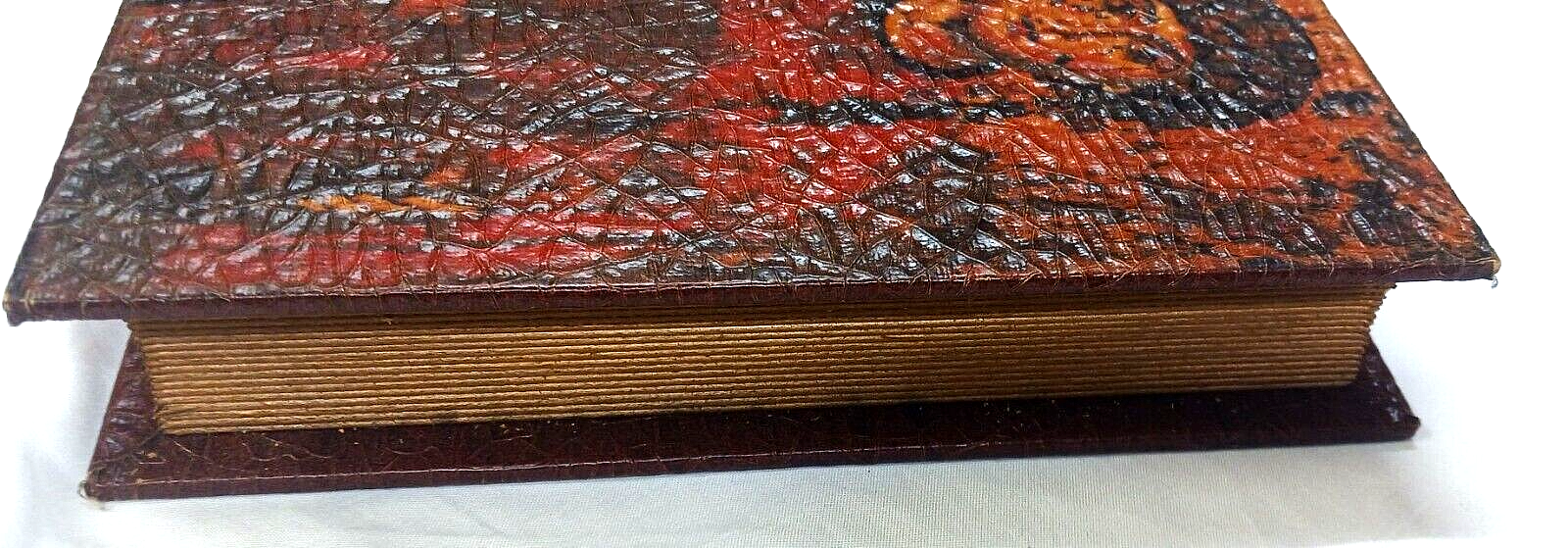 2 VINTAGE ESOTERIC FALSE BOOK HIDEAWAY FOR VALUABLES DECORATIVE STORAGE BOXES