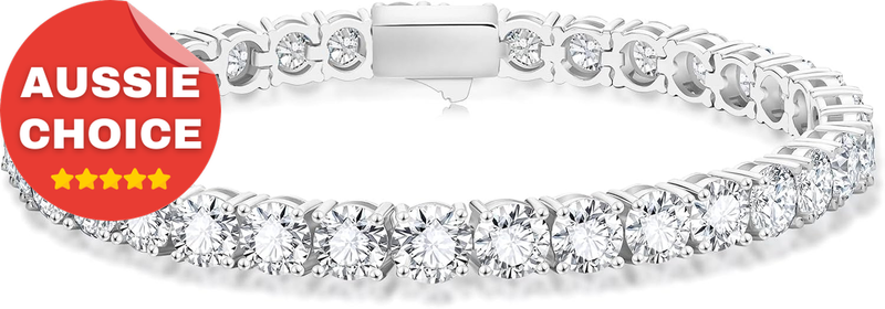 Hypoallergenic Classic Round AAAAA Cubic Zirconia Tennis Bracelet Jewelry