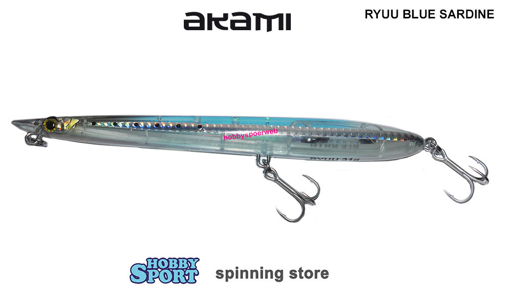 AKAMI RYUU NEEDLE CM 18 GR 31 COLORE BLUE SARDINE PESCA PESCE SERRA