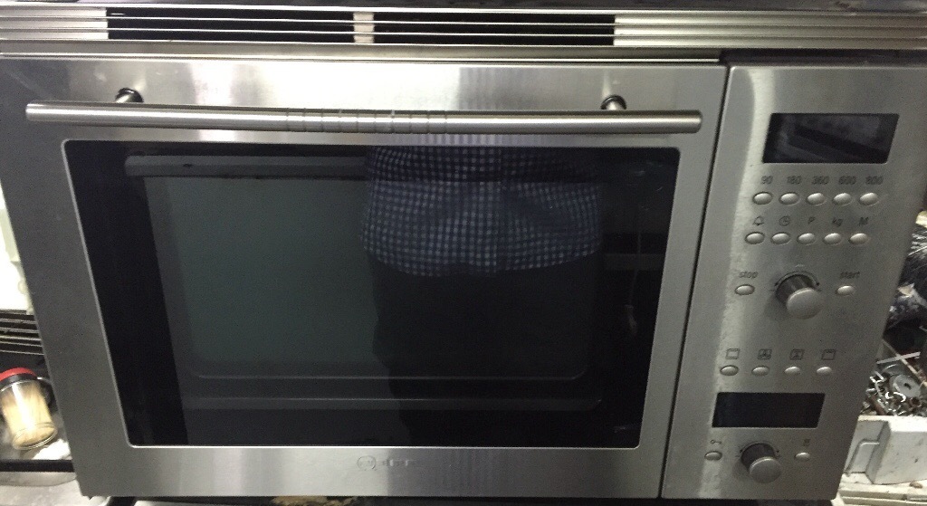 Neff stainless steel h7871n2gb built in german microwave oven in