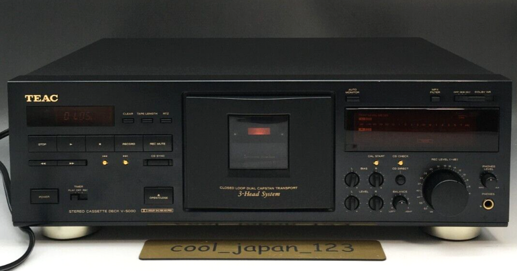 TEAC V-5000 ステレオカセットデッキ 3ヘッドシステム TEAC V-5000の仕様 ティアック