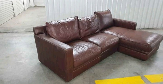 freedom leather corner lounge