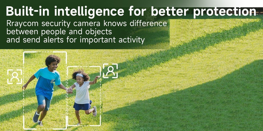 2Pack Security Cameras Outdoor Wireless, 2K FHD Battery Powered Camera for Home
