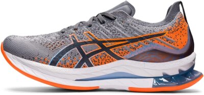 ASICS Men's Gel-Kinsei Blast Running Shoes Sheet Rock/Shocking Orange