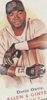 2007 Topps Allen & Ginter's - David Ortiz #100
