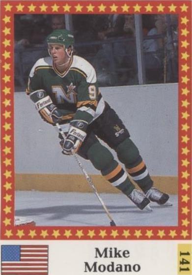 1991 年半米克曲棍球世界锦标赛贴纸 - 迈克·莫达诺 #141