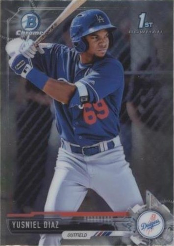 2017 Bowman Chrome Minis - Yusniel Diaz #BCP229